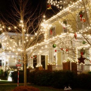 Saskatoon home lit up